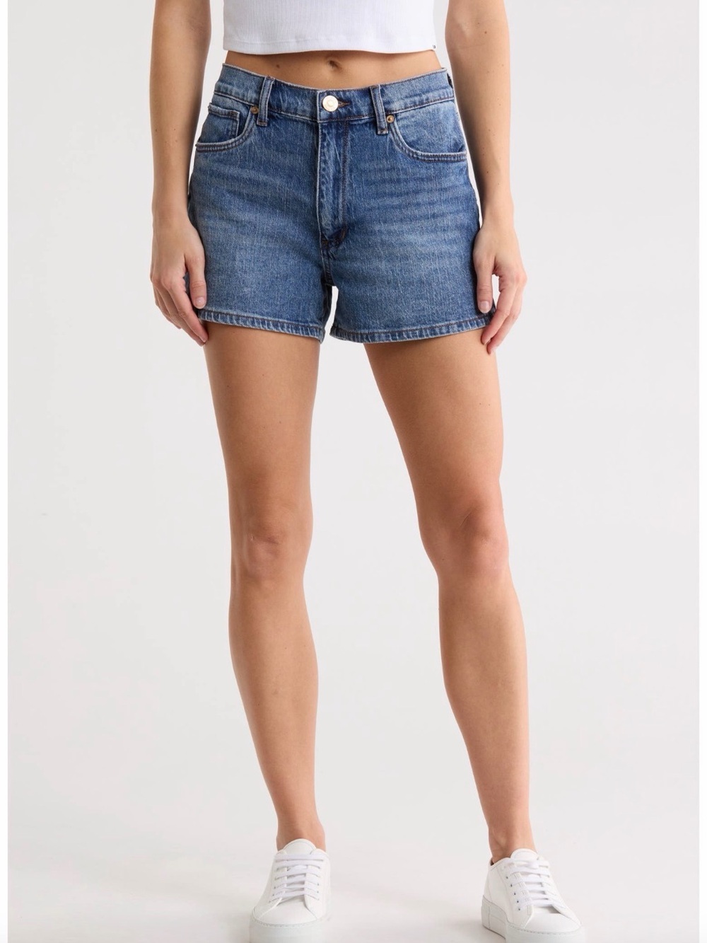 NWT STS Blue Layne Ultra High Rise Denim Shorts Medium Wash Size 27